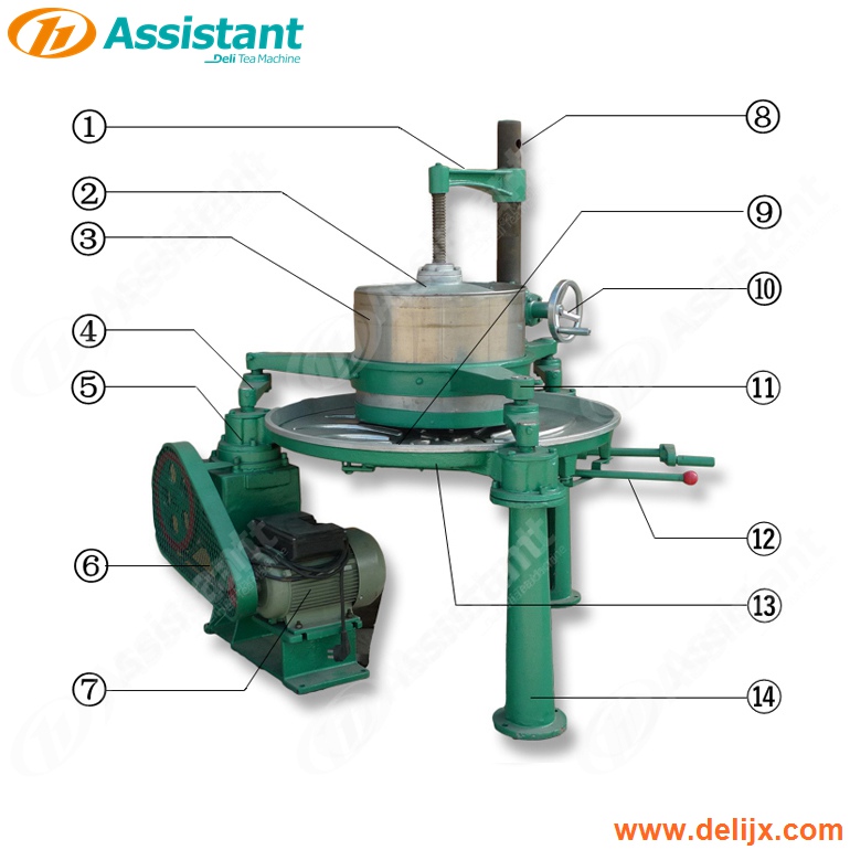 Mesin Roller Daun Teh Ortodoks Harga Peralatan Pengolahan Teh Hijau/Ireng 6CRT-45