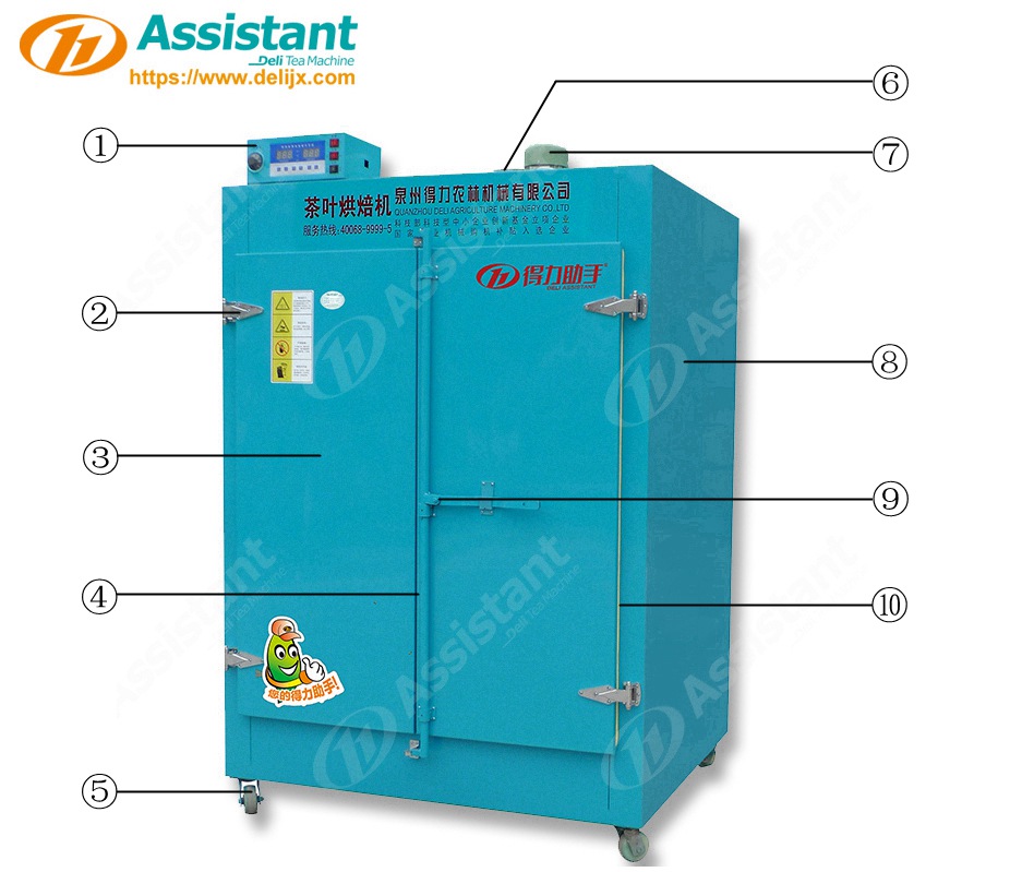 Električni stroj za sušenje lišća zelenog/crnog/oolong čaja 6CHZ-12