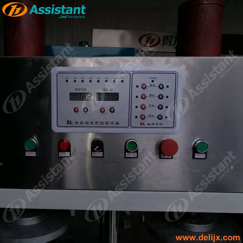 Puer Tea Cake ម៉ាស៊ីនចុចធារាសាស្ត្រ Brick Tea Molding Machine Forming Machine អ្នកផ្គត់ផ្គង់ប្រទេសចិន