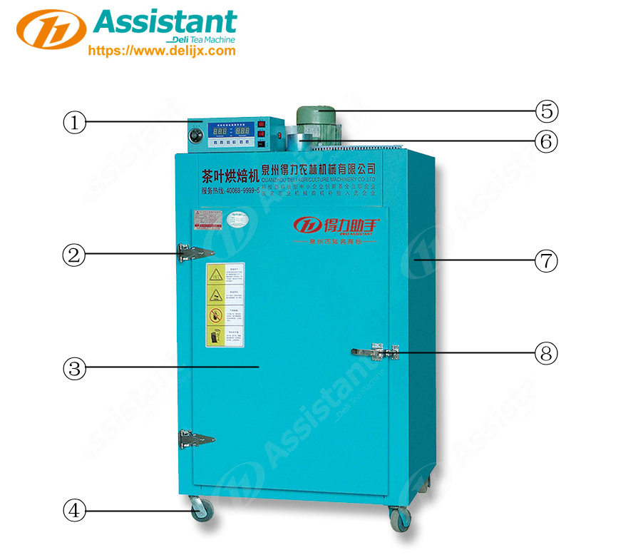 Machine de séchage de séchoir à feuilles de thé à chauffage électrique 6CHZ-14