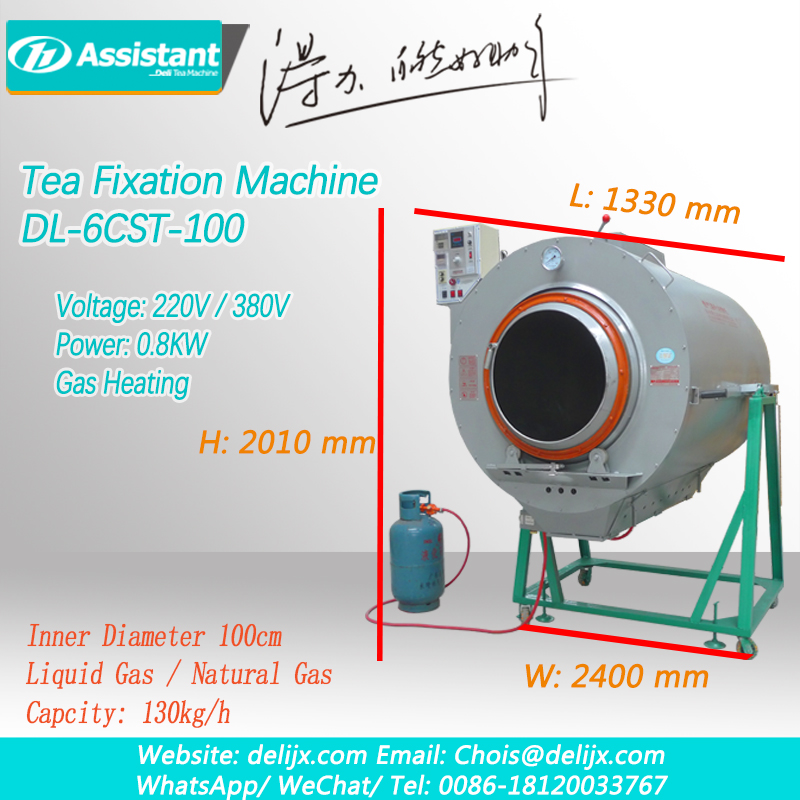 Makineri për fiksimin e gjetheve të çajit Orthodox Green/Oolong Tea Fixing Machinery Manufacturer 6CST-100