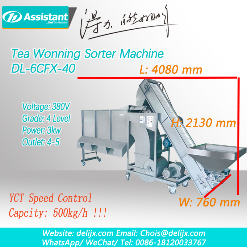 Máquina clasificadora de follas de té terminada 6CFX-40