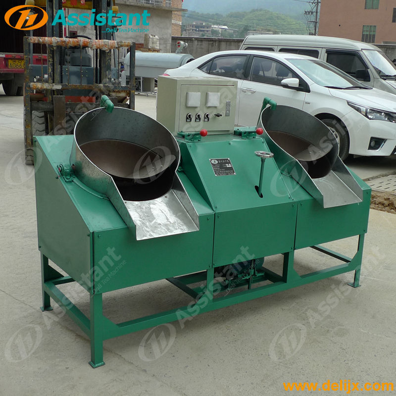 Double-Pan Two Pot Pearl Granulate Tea Roasting Shaping Machine DL-6CSG-50