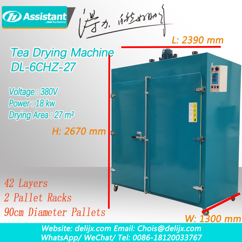 Tea Leaf Dryer Machinery And Equipment Tea Baking Machines DL-6CHZ-27