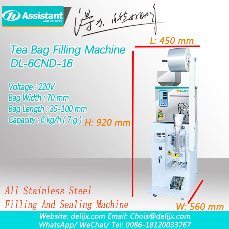 Matcha Tea Bag Semi Automatic Faatumu Ma Faamauga Masini