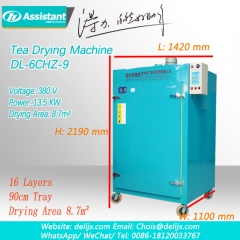 Small Flower Tea Rotary Type Electric Heating Tea Leaf Drying Machine 6CHZ-9