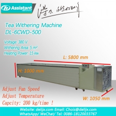 Black Tea Leaves Withering Machine 6CWD-500