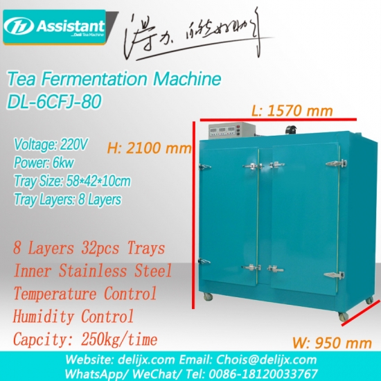 Black Tea Processing Fermation Fermentation Machine 6CFJ-80