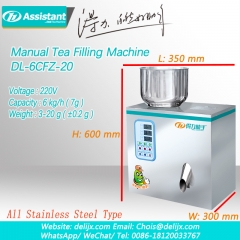 Food Green/Black/Macha Tea Bag Filler Manual Type