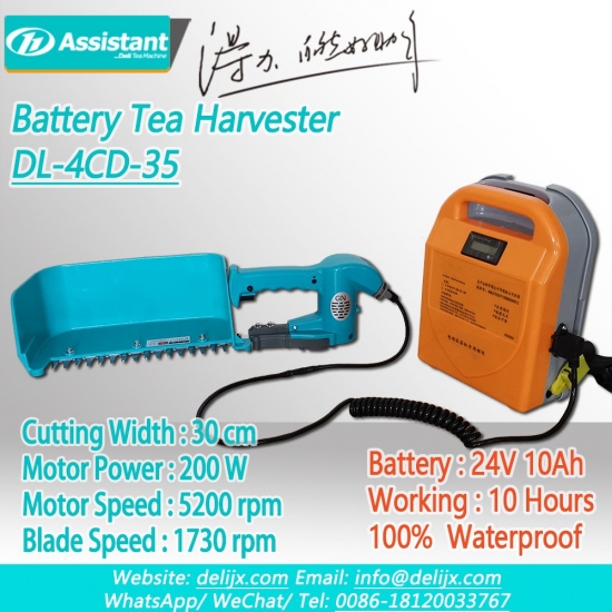 Electric Battery Operated Tea Leaf Tea Plucking Machine