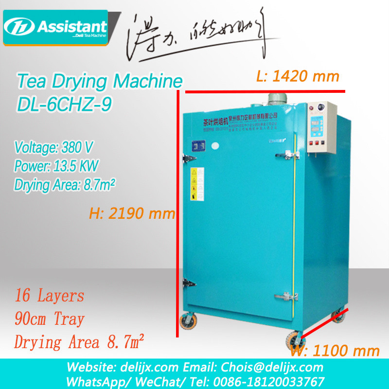How to use electric heating rotary type tea drying machine ? DL-6CHZ-9