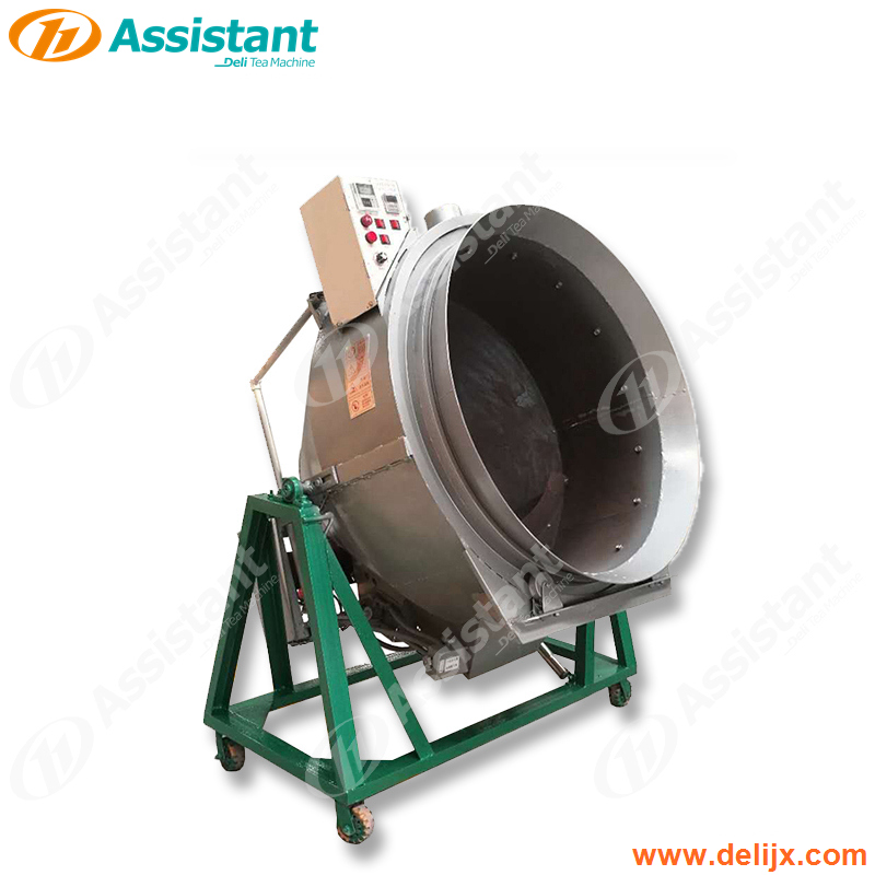 How to use tea fixation pot green tea fixing panning machine ?